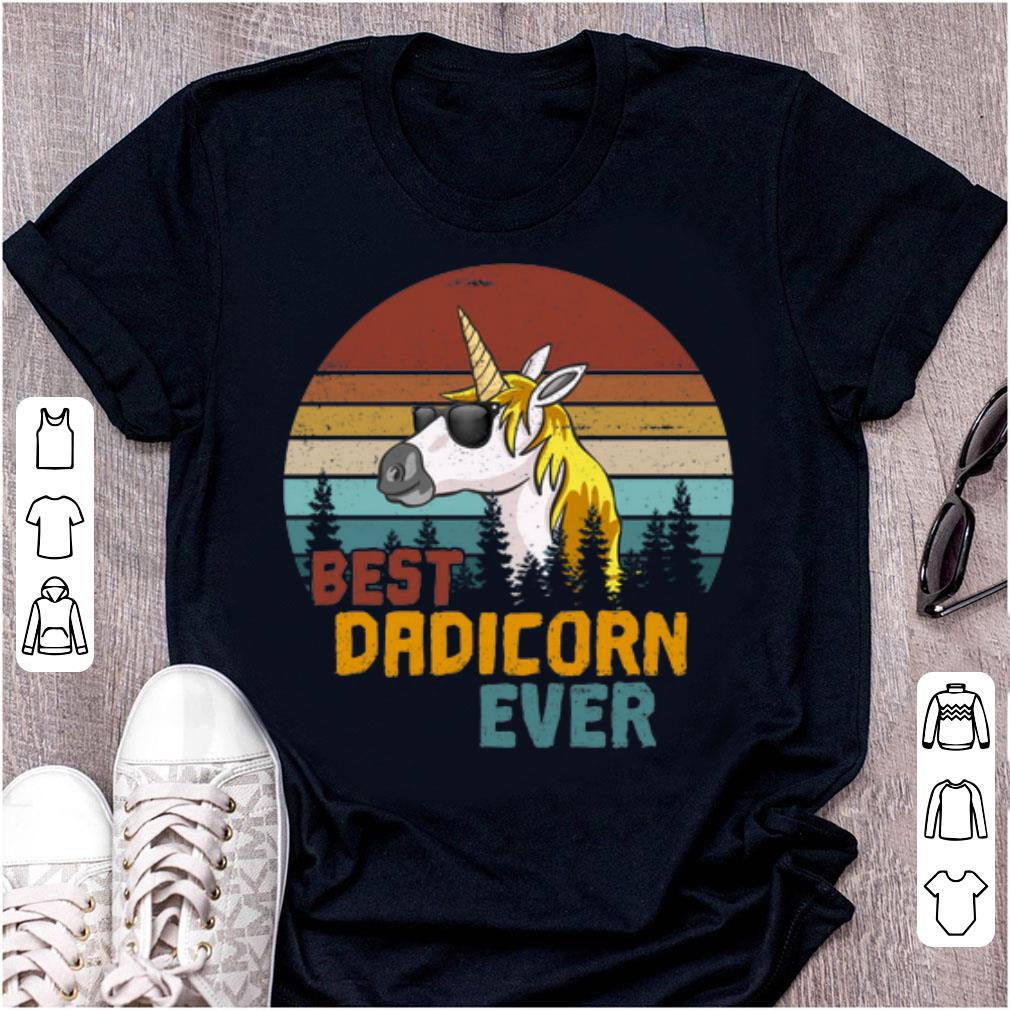 Official Vintage Best Dadicorn Ever shirt 1 - Official Vintage Best Dadicorn Ever shirt