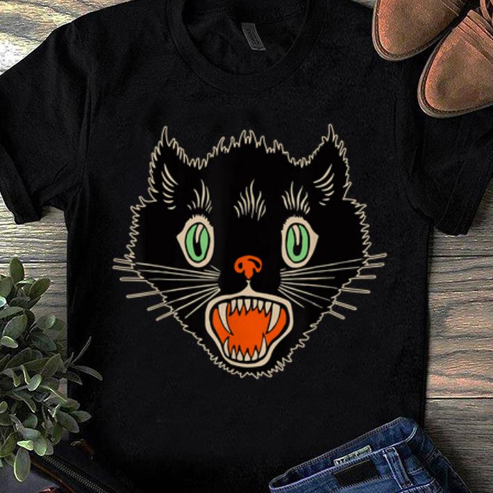 Official Vintage Halloween Scary Black Cat Horror shirts 1 - Official Vintage Halloween Scary Black Cat Horror shirts