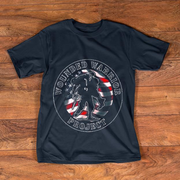 Official Wounded Warrior No One Left Behind American Flag shirt 1 - Official Wounded Warrior No One Left Behind American Flag shirt