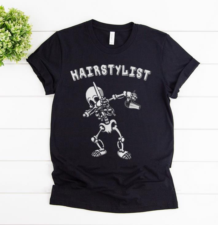 Original Hairstylist Dabbing Skeleton Halloween Costume shirt 1 - Original Hairstylist Dabbing Skeleton Halloween Costume shirt