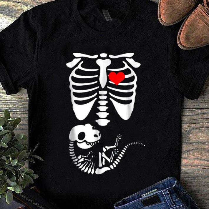 Original Halloween Dinosaur Skeleton Pregnancy Gift shirt 1 - Original Halloween Dinosaur Skeleton Pregnancy Gift shirt