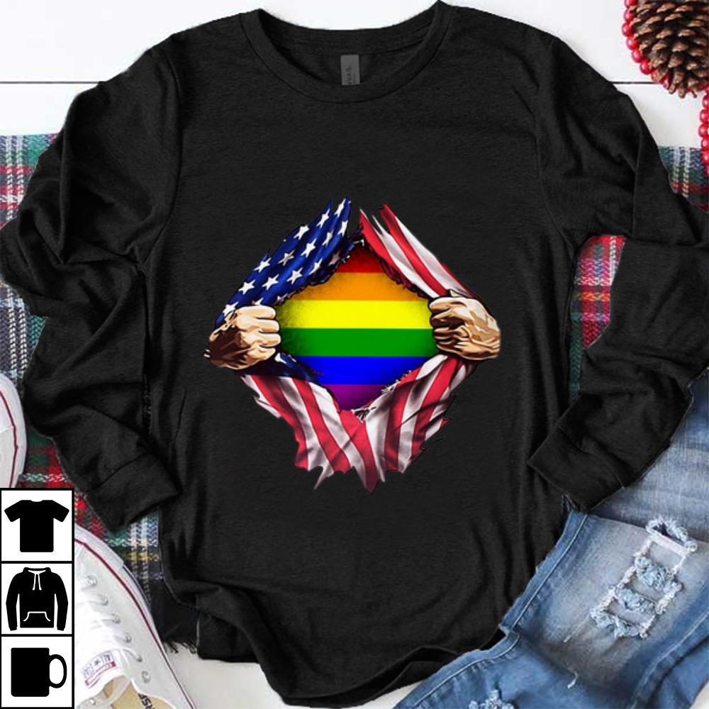 Original Pride Rainbow Flag Ripped LGBT Gay shirt 1 - Original Pride Rainbow Flag Ripped LGBT Gay shirt