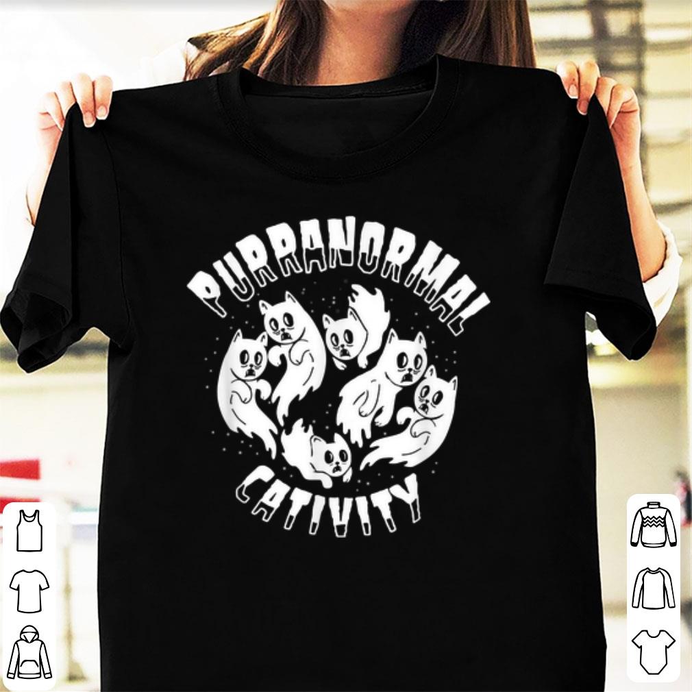 Original Purranormal Cativity Scary Cats Halloween Cat Lover shirt 1 - Original Purranormal Cativity Scary Cats Halloween Cat Lover shirt