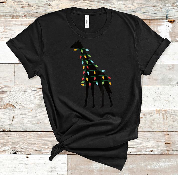 Premium Christmas Lights Giraffe shirt 1 - Premium Christmas Lights Giraffe shirt