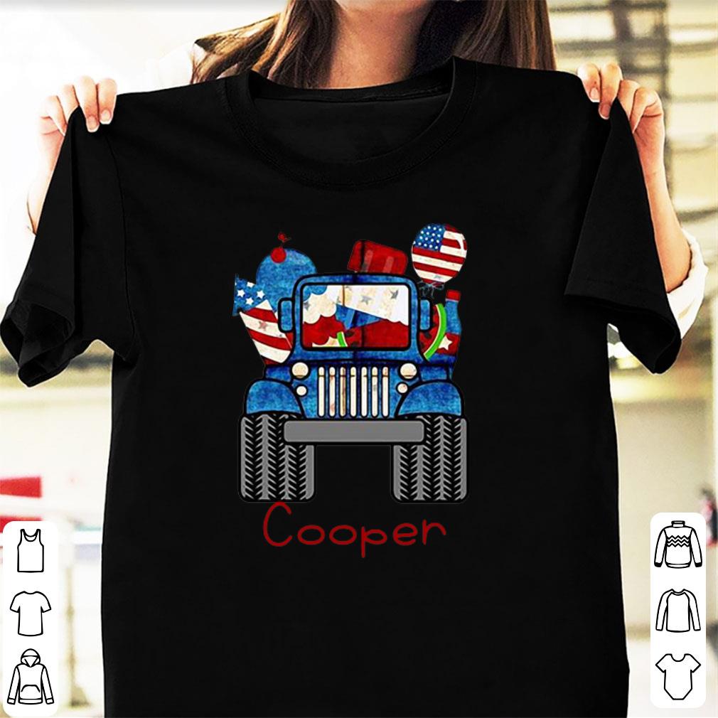 Premium Cooper Jeep Flag American shirt 1 1 - Premium Cooper Jeep Flag American shirt