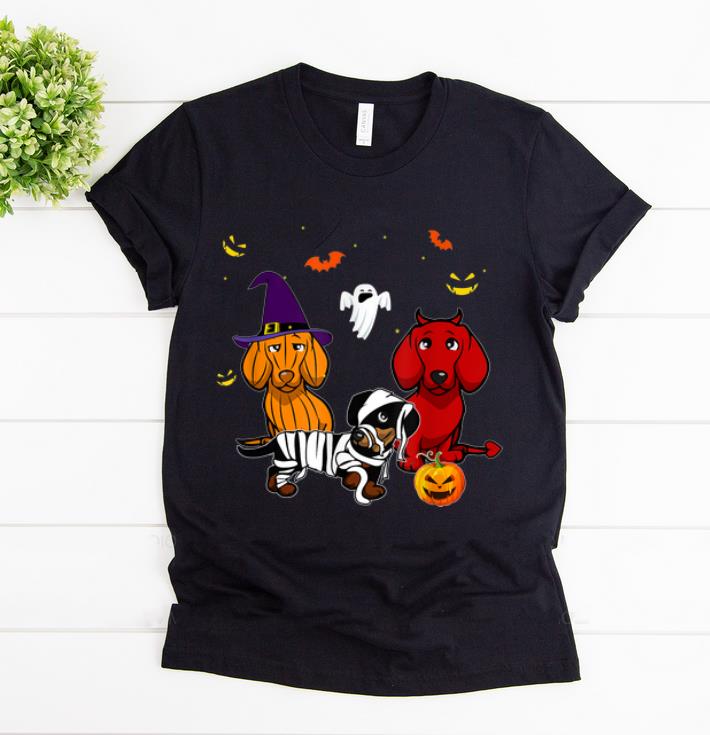 Premium Dachshund Doxie Witch Devil Pumpkin Halloween shirt 1 - Premium Dachshund Doxie Witch Devil Pumpkin Halloween shirt