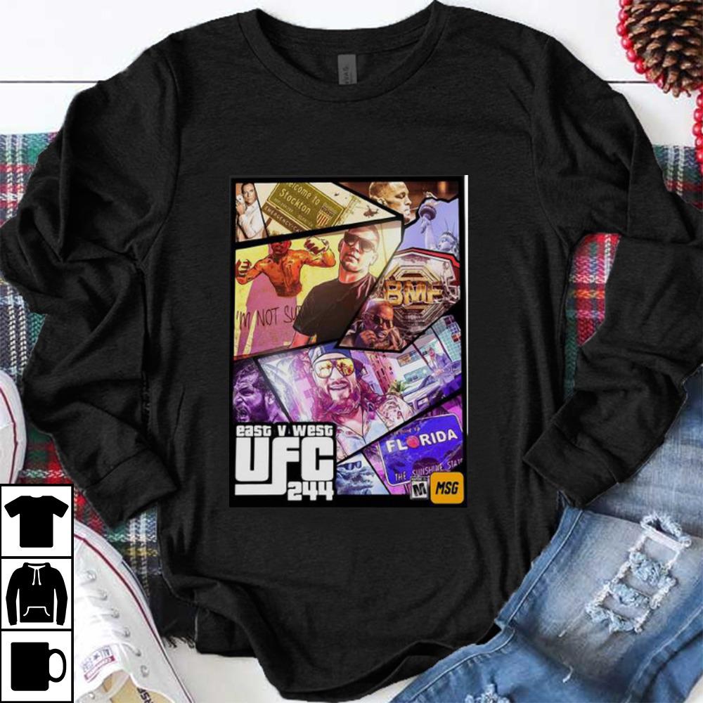 Premium East And West UFC 244 Florida Nate Diaz Vs Jorge Masvidal shirt 1 - Premium East And West UFC 244 Florida Nate Diaz Vs Jorge Masvidal shirt