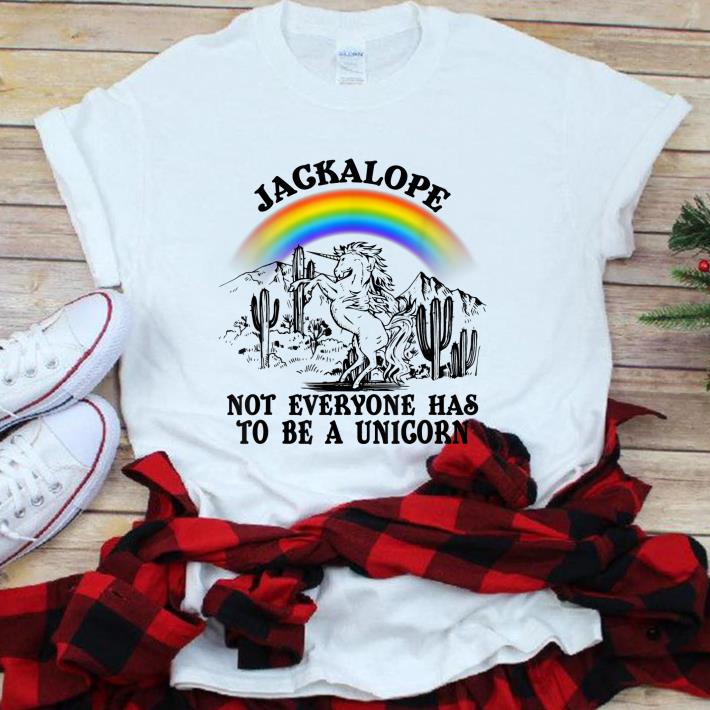 Premium Jackalope Not Everyone Has To Be A Unicorn Camping Rainbow shirt 1 - Premium Jackalope Not Everyone Has To Be A Unicorn Camping Rainbow shirt