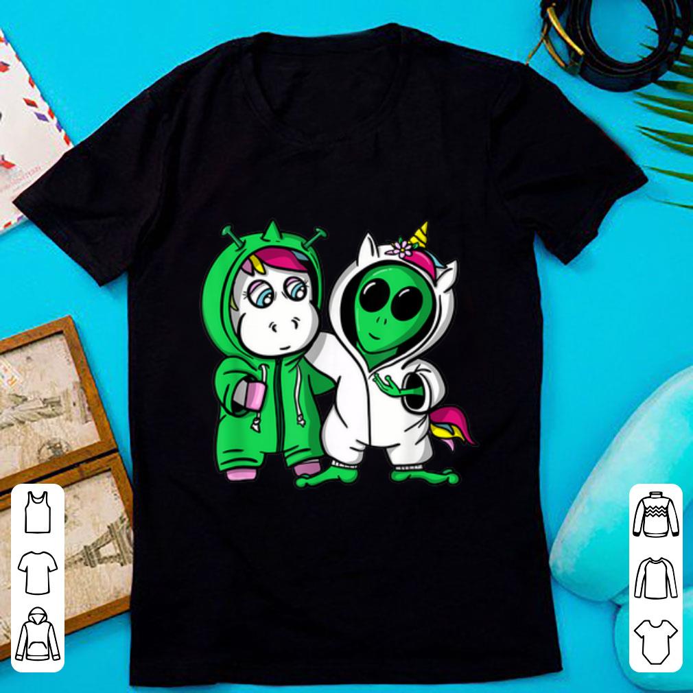 Premium Unicorn Alien Halloween Costume Friends shirt 1 - Premium Unicorn Alien Halloween Costume Friends shirt