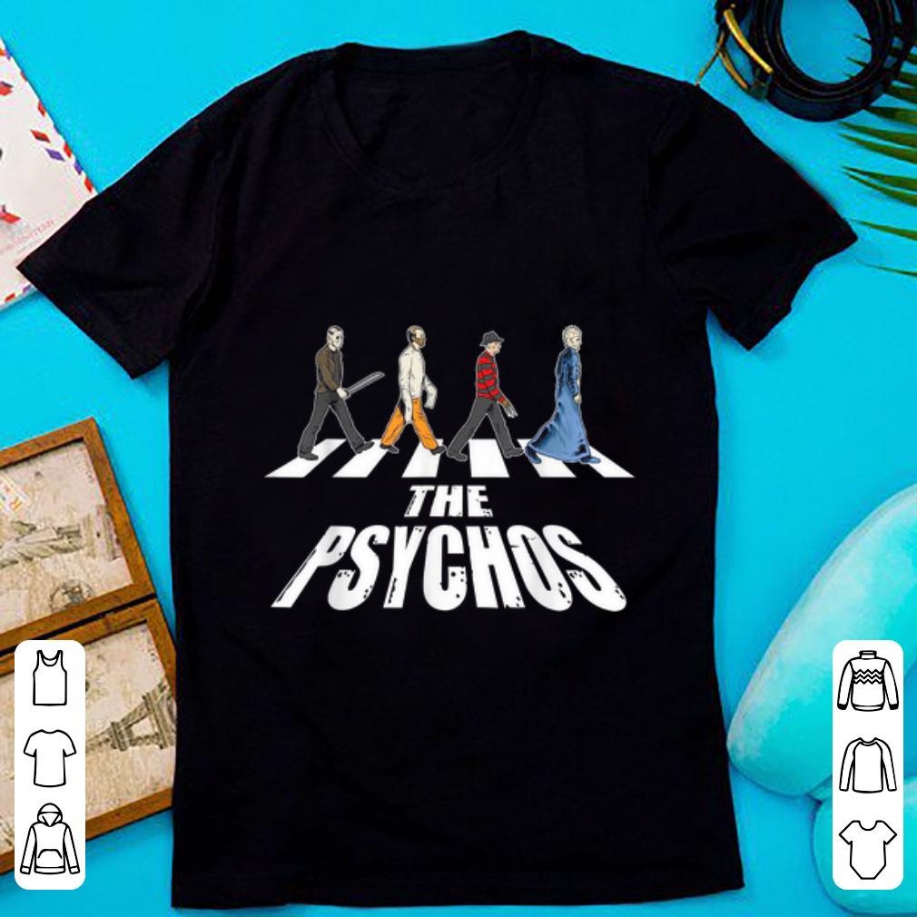 Pretty Abbey Road The Psychos Horror Character shirt 1 - Pretty Abbey Road The Psychos Horror Character shirt