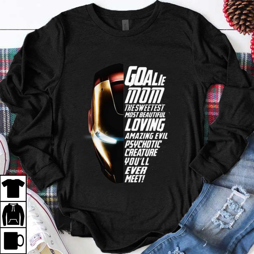 Pretty Goalie Mom The Sweetest Most Beautiful Loving Amazing Iron Man shirt 1 - Pretty Goalie Mom The Sweetest Most Beautiful Loving Amazing Iron Man shirt
