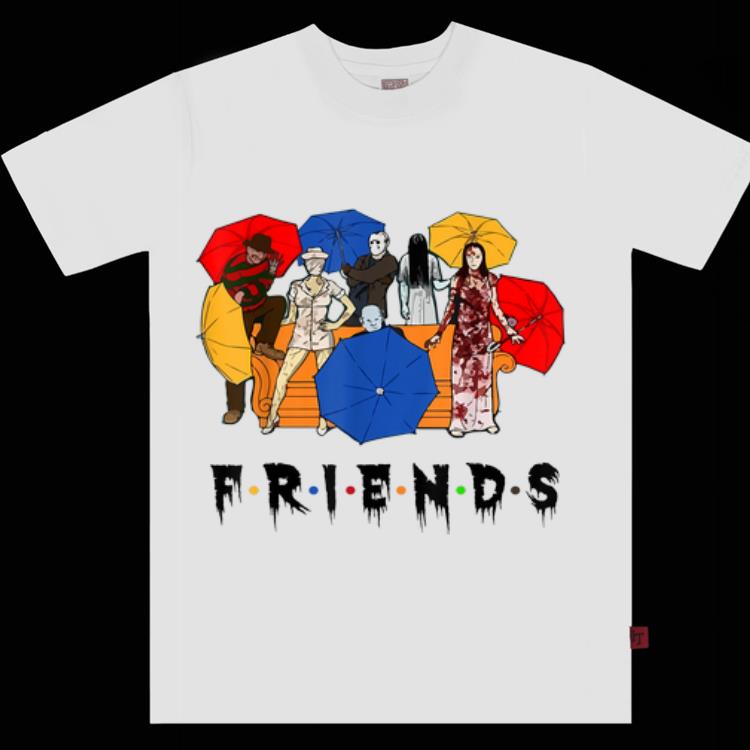 Pretty Halloween Horror Characters Friends shirt 1 - Pretty Halloween Horror Characters Friends shirt