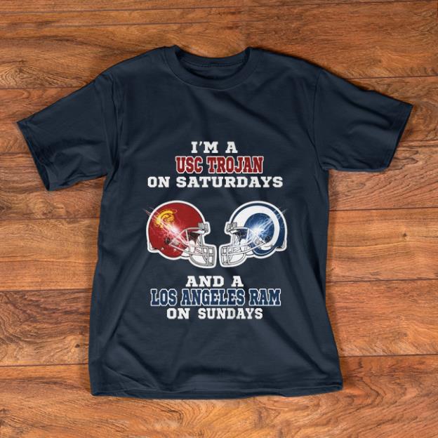 Pretty I m A USC Trojan And A Los Angeles Ram On Sundays shirt 1 - Pretty I'm A USC Trojan And A Los Angeles Ram On Sundays shirt