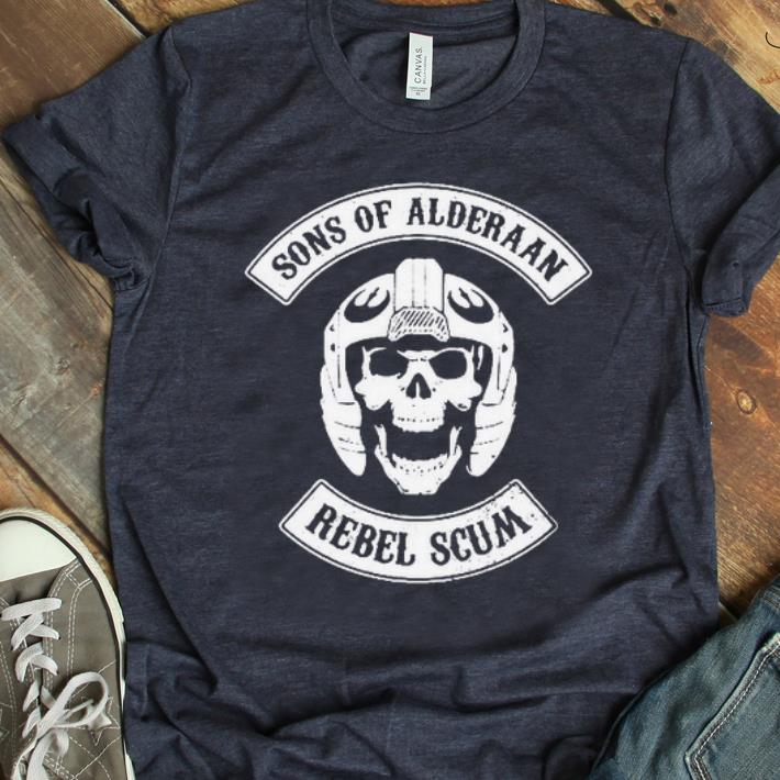 Pretty Skull Sons Of Alderaan Rebel Scum shirt 1 - Pretty Skull Sons Of Alderaan Rebel Scum shirt