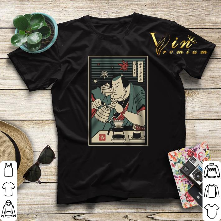 Samurai Coffee Preparation sweater shirt 4 - Samurai Coffee Preparation sweater shirt