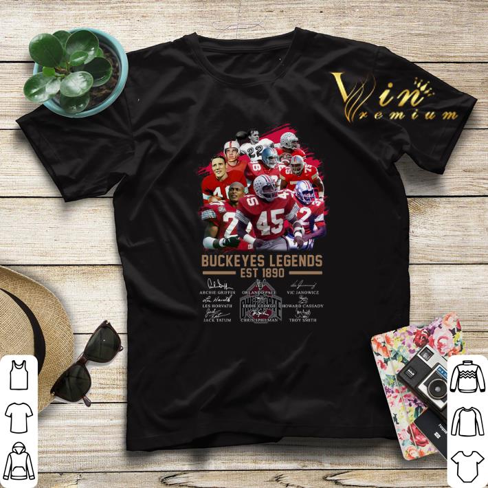 Signatures Ohio State Buckeyes Legends Est 1890 shirt 4 - Signatures Ohio State Buckeyes Legends Est 1890 shirt