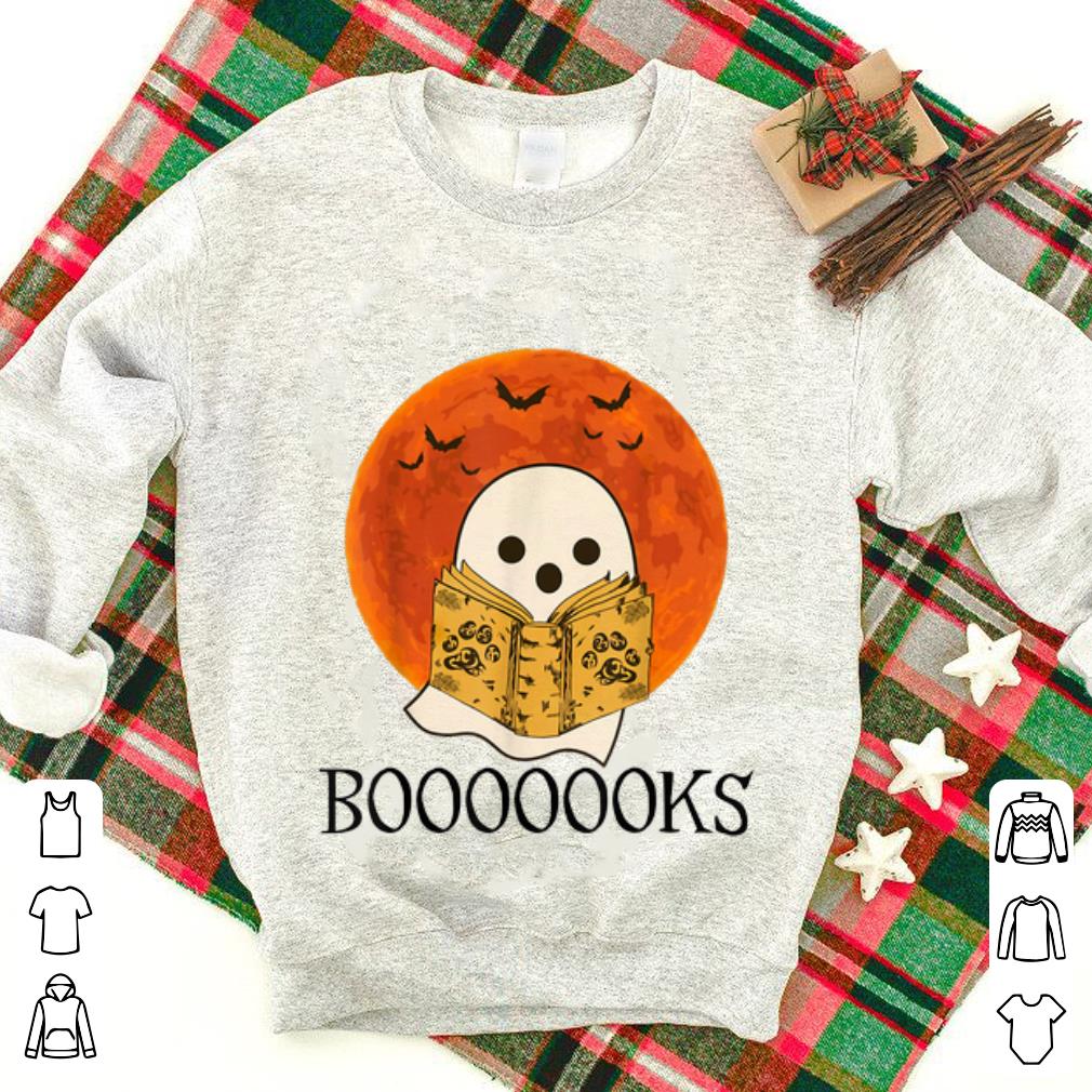 Top Ghost Read Booooooks Sunset Halloween shirt 1 - Top Ghost Read Booooooks Sunset Halloween shirt