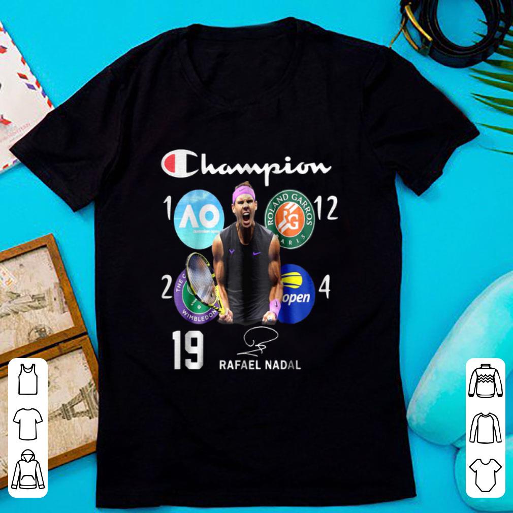 Top Rafael Nadal Champion 4th Us Open Signature shirt 1 - Top Rafael Nadal - Champion 4th Us Open Signature shirt