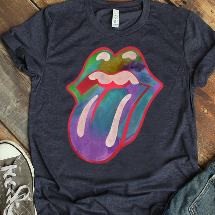 Top The Rolling Stones Colors Tongue shirt 1 - Top The Rolling Stones Colors Tongue shirt