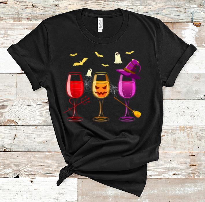 Top Wine Glass Of Witchcraft Halloween Funny shirt 1 - Top Wine Glass Of Witchcraft Halloween Funny shirt