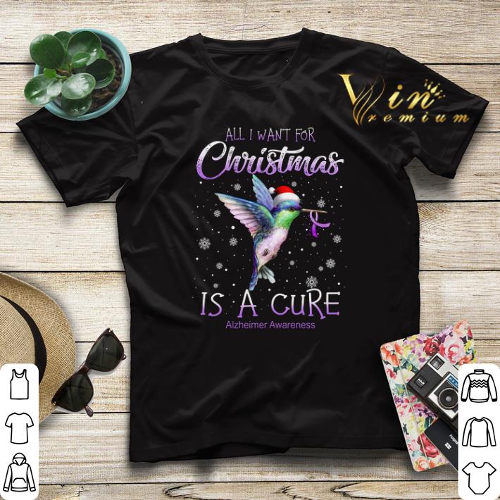 All i want for Christmas is a cure Alzheimer Awareness shirt sweater 4 - All i want for Christmas is a cure Alzheimer Awareness shirt sweater