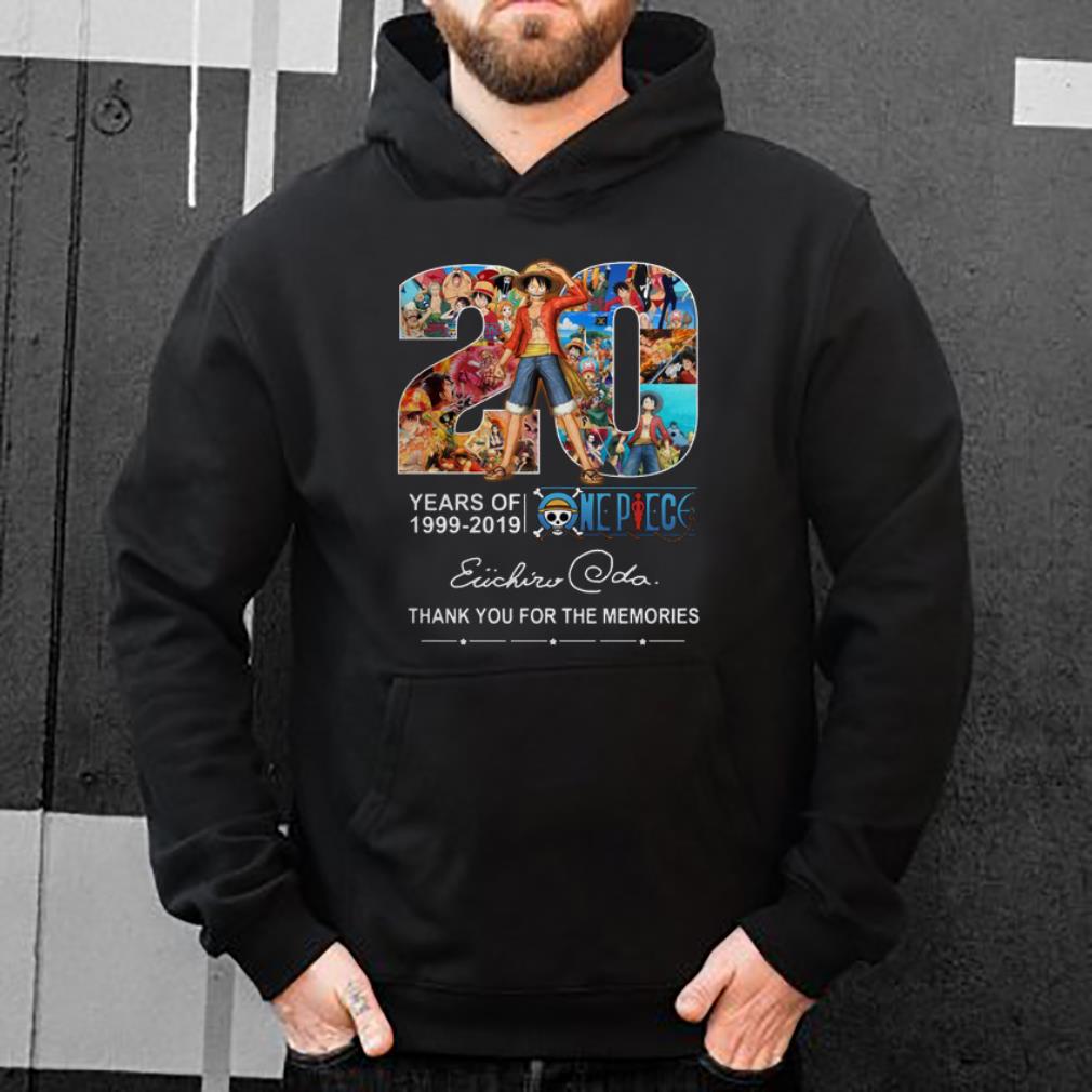 Awesome 20 Years Of One Piece 1999 2019 Thank You For The Memories Signatures shirt 4 - Awesome 20 Years Of One Piece 1999-2019 Thank You For The Memories Signatures shirt