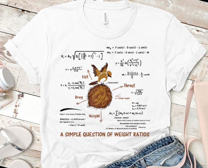 Awesome A Simple Question Of Weight Ratios Math Lover shirt 1 - Awesome A Simple Question Of Weight Ratios Math Lover shirt