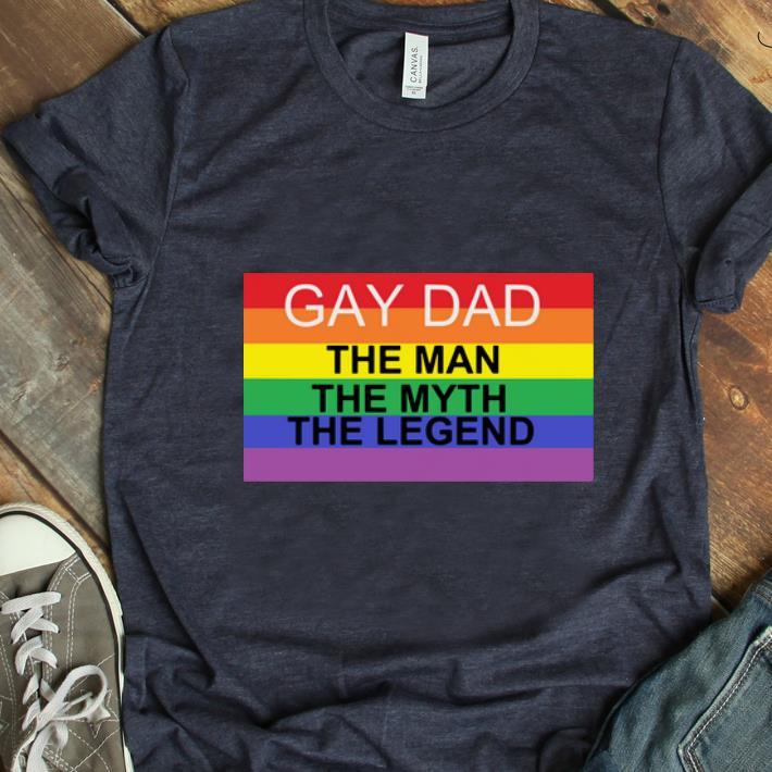 Awesome Gay Dad The Man The Myth The Legend LGBT pride 2019 shirt 1 - Awesome Gay Dad The Man The Myth The Legend LGBT pride 2019 shirt