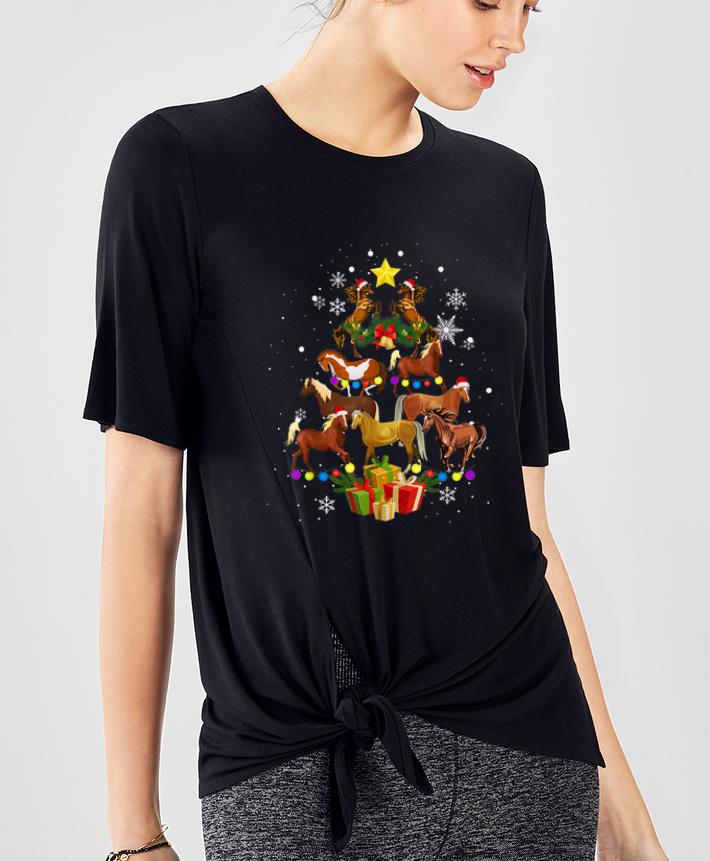 Awesome Horse Tree Christmas Horse Lover shirt 4 - Awesome Horse Tree Christmas Horse Lover shirt