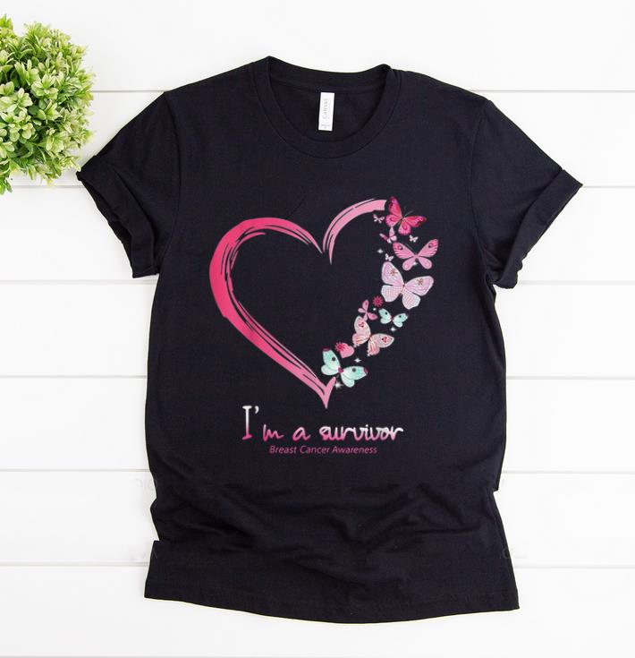 Awesome I m A Survivor Breast Cancer Awareness shirt 1 - Awesome I'm A Survivor Breast Cancer Awareness shirt