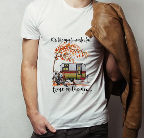 Awesome Jack Skellington And Sally It s The Most Wonderful Time Autumn shirt 4 - Awesome Jack Skellington And Sally It's The Most Wonderful Time Autumn shirt