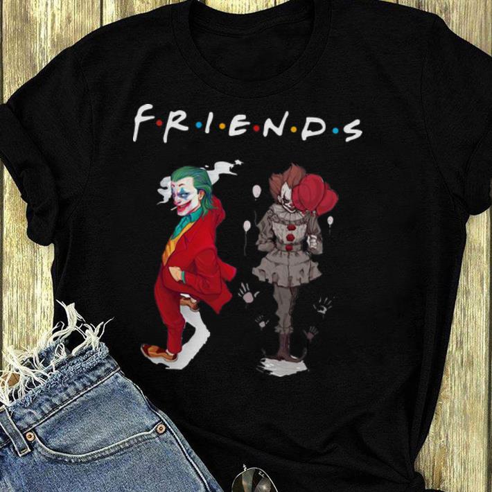 Awesome Joker And Pennywise Friends TV Show shirt 4 - Awesome Joker And Pennywise Friends TV Show shirt