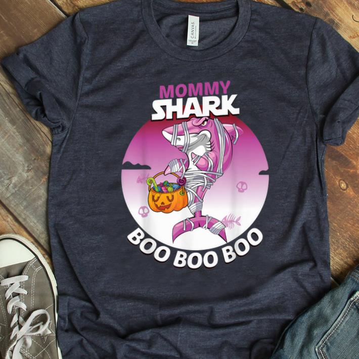 Awesome Mommy Shark Boo Boo Boo Family Shark Halloween shirt 1 - Awesome Mommy Shark Boo Boo Boo Family Shark Halloween shirt