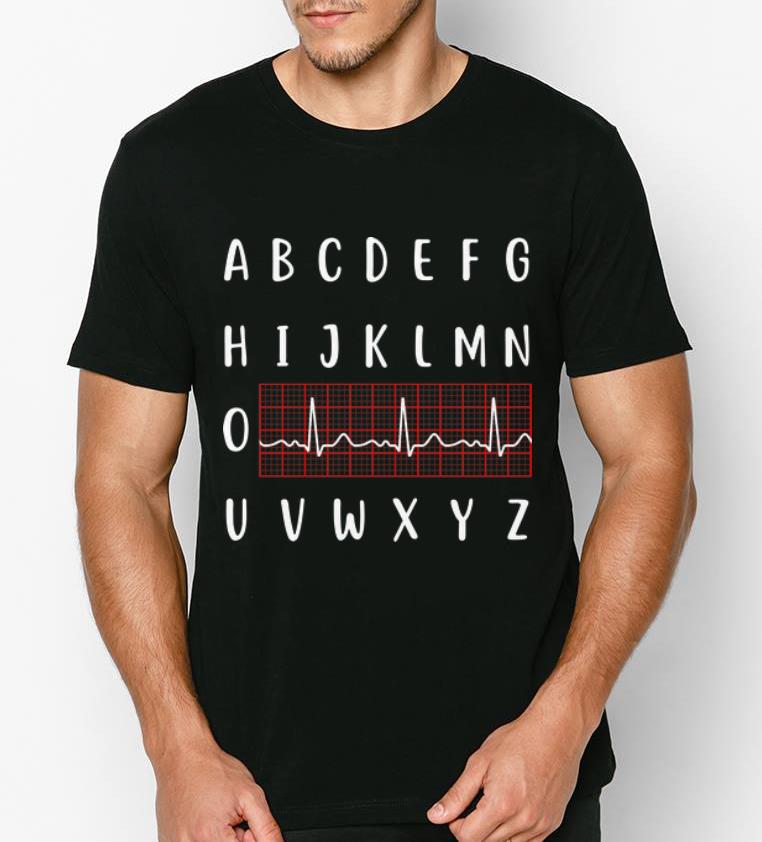 Awesome Nurse Heartbeat Alphabet shirt 4 - Awesome Nurse Heartbeat Alphabet shirt