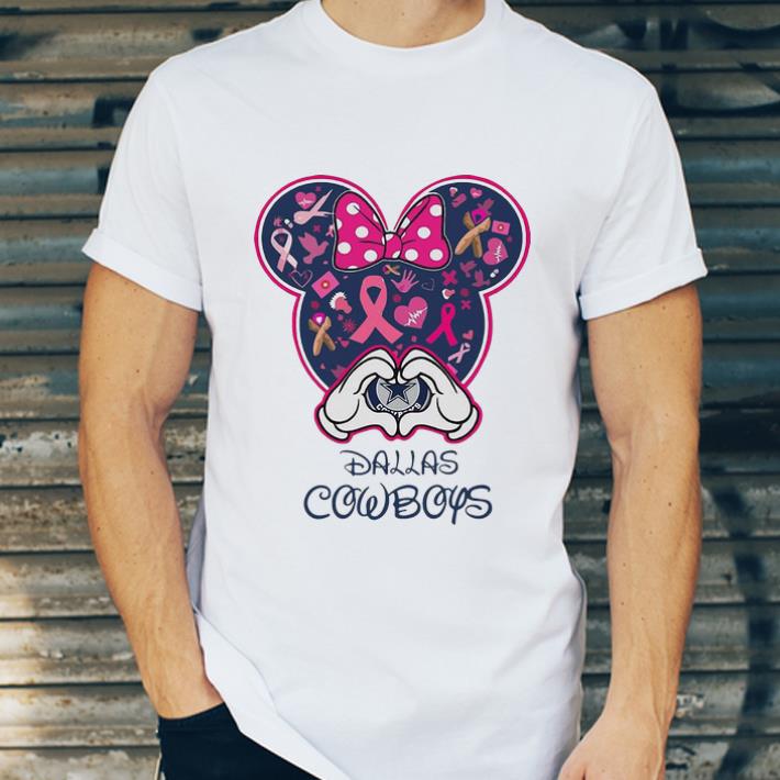 Awesome Pink Ribbon Cancer Awareness Minnie Mouse Dallas Cowboys shirt 4 - Awesome Pink Ribbon Cancer Awareness Minnie Mouse Dallas Cowboys shirt
