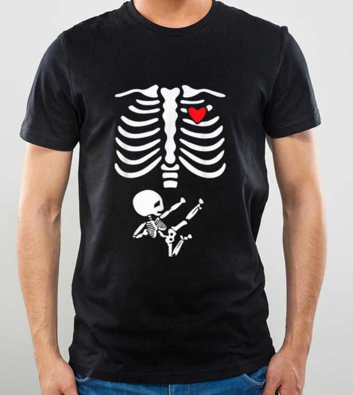 Awesome Pregnant Skeleton Karate Baby Announcement Halloween Costume shirt 4 - Awesome Pregnant Skeleton Karate Baby Announcement Halloween Costume shirt
