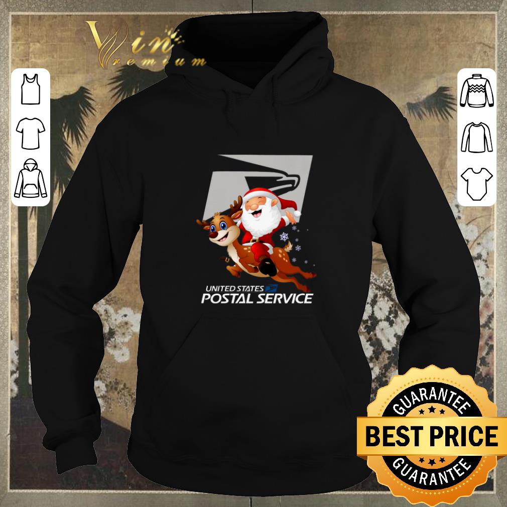 Awesome Santa United States Postal Service shirt sweater 4 - Awesome Santa United States Postal Service shirt sweater