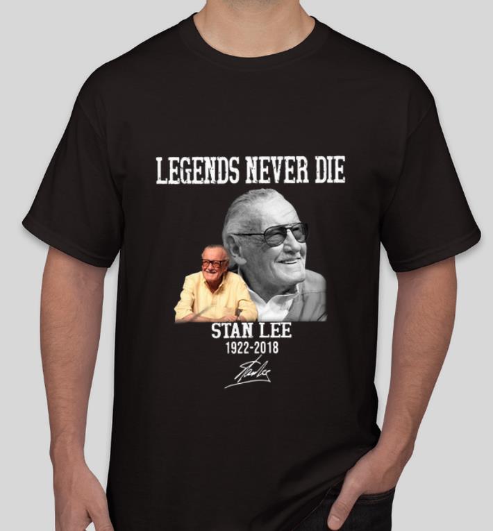Awesome Stan Lee 1922 2018 Legends Never Die Signature shirt 4 - Awesome Stan Lee 1922 2018 Legends Never Die Signature shirt