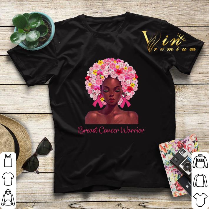 Black girl Pink Breast Cancer Warrior shirt sweater 4 - Black girl Pink Breast Cancer Warrior shirt sweater
