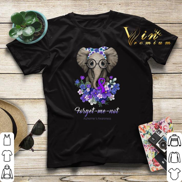 Elephant forget me not Alzheimer s Awareness shirt sweater 4 - Elephant forget me not Alzheimer's Awareness shirt sweater