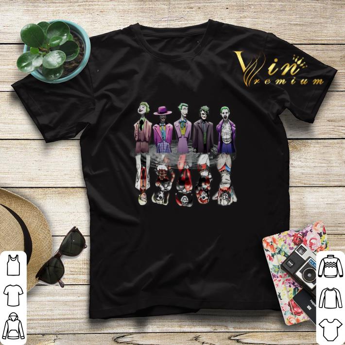 Evolution of Joker reflection water mirror Harley Quinn shirt sweater 4 - Evolution of Joker reflection water mirror Harley Quinn shirt sweater
