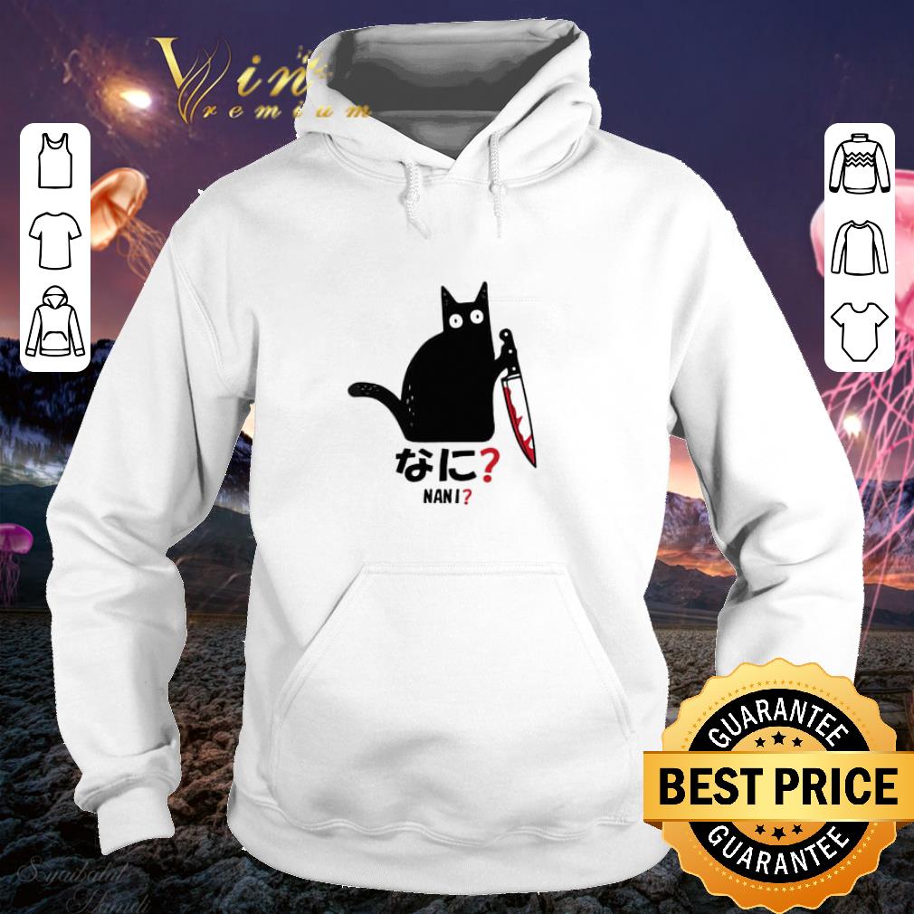 Funny Cat nani black cat with knife shirt Funny Cat nani black cat with knife shirt 4 - Funny Cat nani black cat with knife shirt