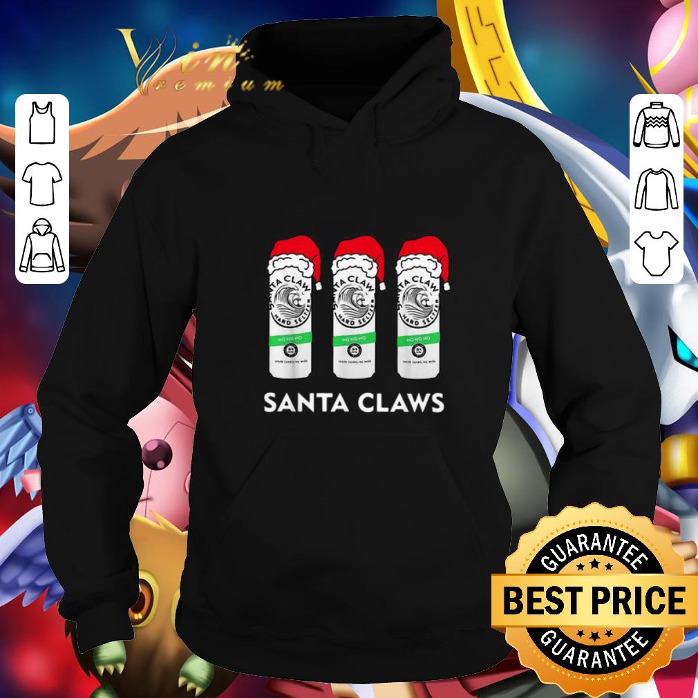 Funny Santa Claws White Claw Hard Seltzer Christmas shirt 4 - Funny Santa Claws White Claw Hard Seltzer Christmas shirt