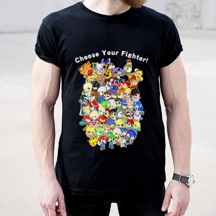 Hot Choose Your Fighter Cartoon And Game Character shirt 4 - Hot Choose Your Fighter Cartoon And Game Character shirt