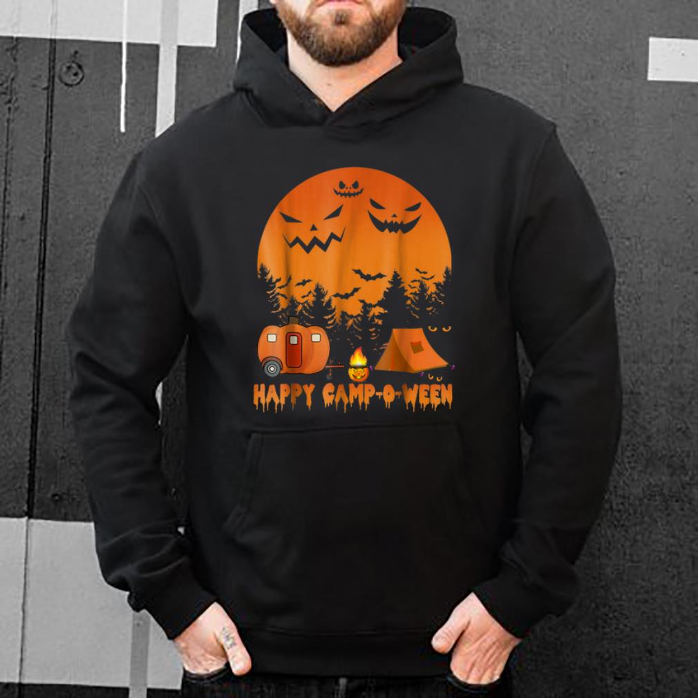 Hot Happy Camp O Ween Funny Camping Halloween shirt 4 - Hot Happy Camp-O-Ween Funny Camping Halloween shirt
