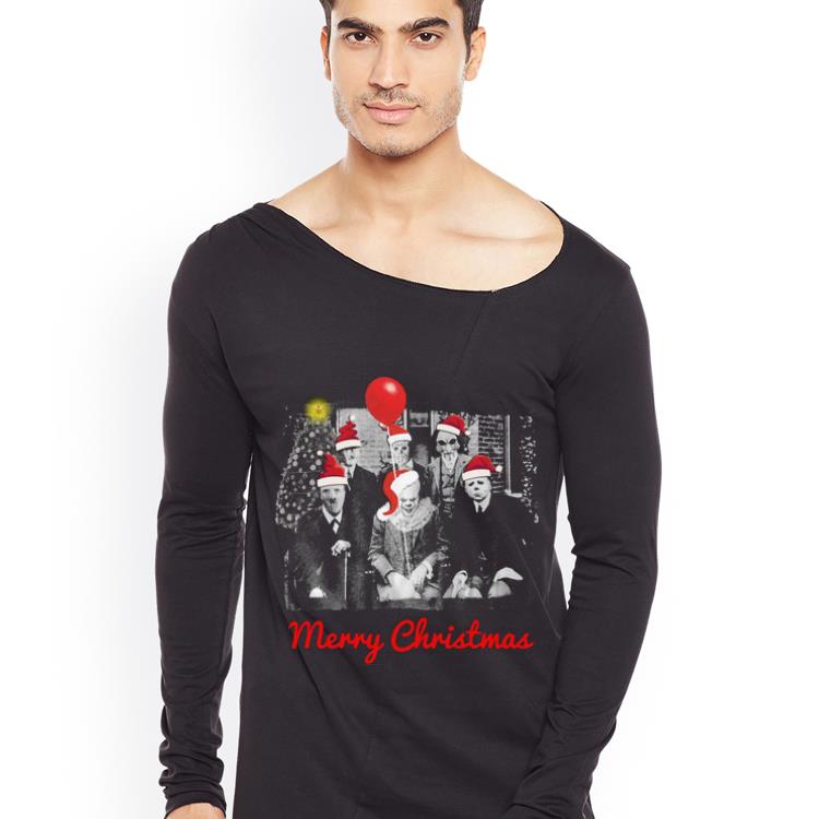 Hot Merry Christmas Santa Horror Characters shirt 4 - Hot Merry Christmas Santa Horror Characters shirt
