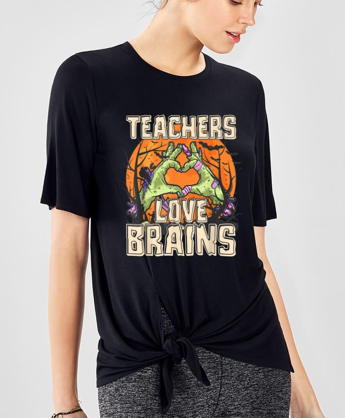 Hot Teachers Love Brains Teacher Halloween Gifts For Men shirt 4 - Hot Teachers Love Brains Teacher Halloween Gifts For Men shirt