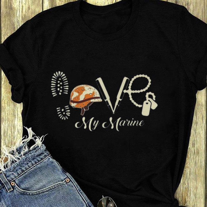 Hot Veteran Love My Marine Veteran Day shirt 4 - Hot Veteran Love My Marine Veteran Day shirt