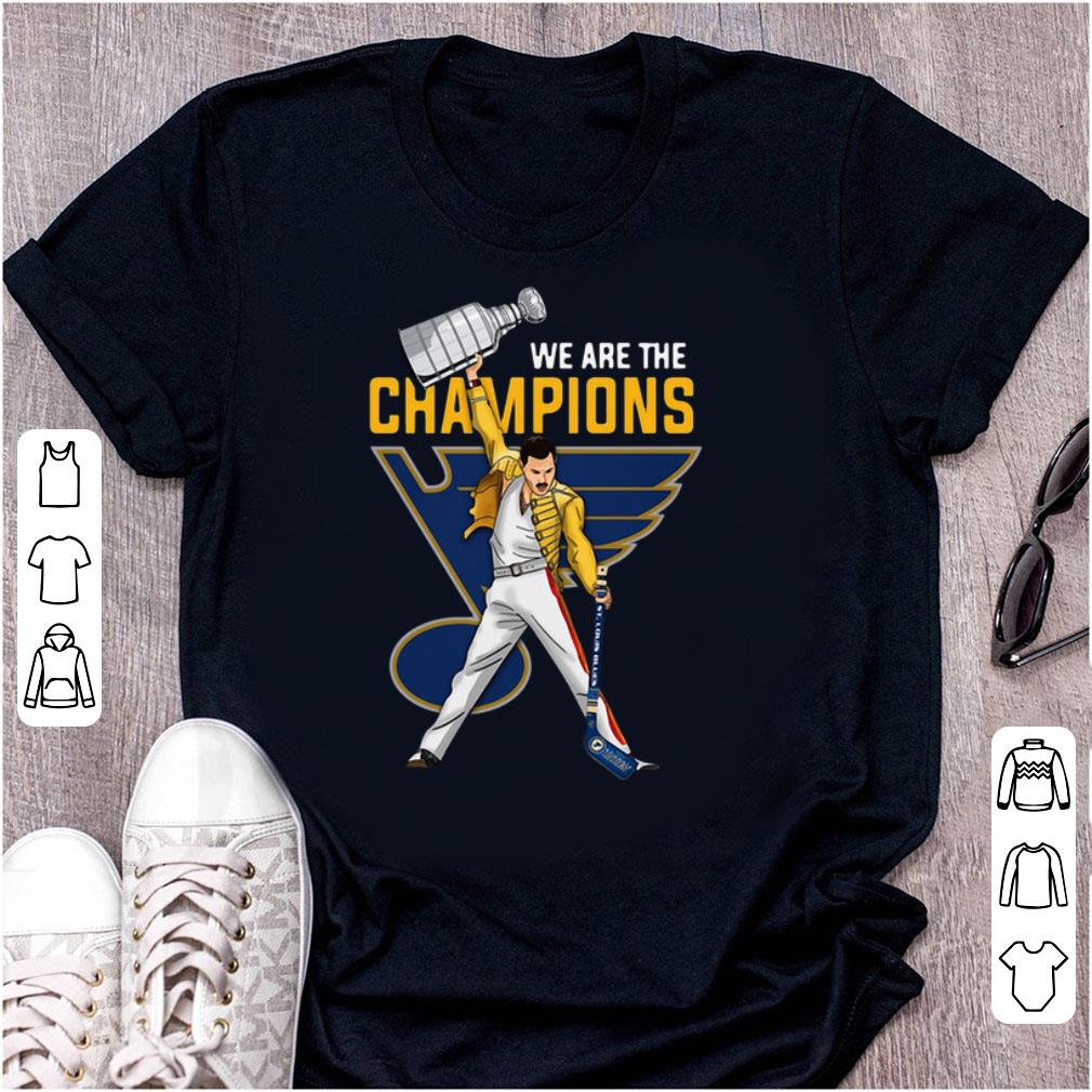 Hot We Are Champions Freddie Mercury St Louis Blues shirt 1 - Hot We Are Champions Freddie Mercury St. Louis Blues shirt