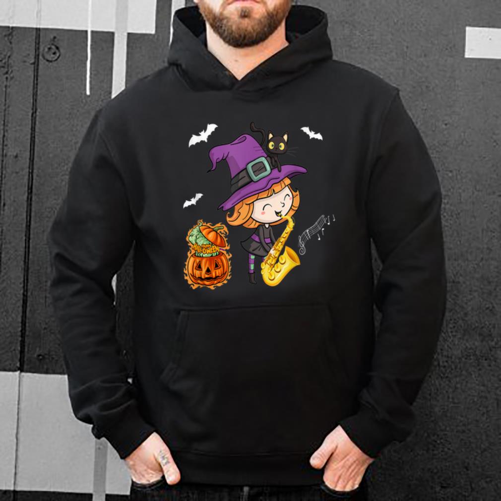Hot Witch Playing Saxophone Happy Halloween shirt 4 - Hot Witch Playing Saxophone Happy Halloween shirt